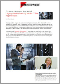 Legacy-Modernisierung fordert IT-Manager heraus